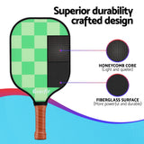 Outdoor Play Equipment: Everfit Pickleball Paddle Set Fiberglass with Balls Bag Tournament Kit 2PCS Pickle Balls Rackets