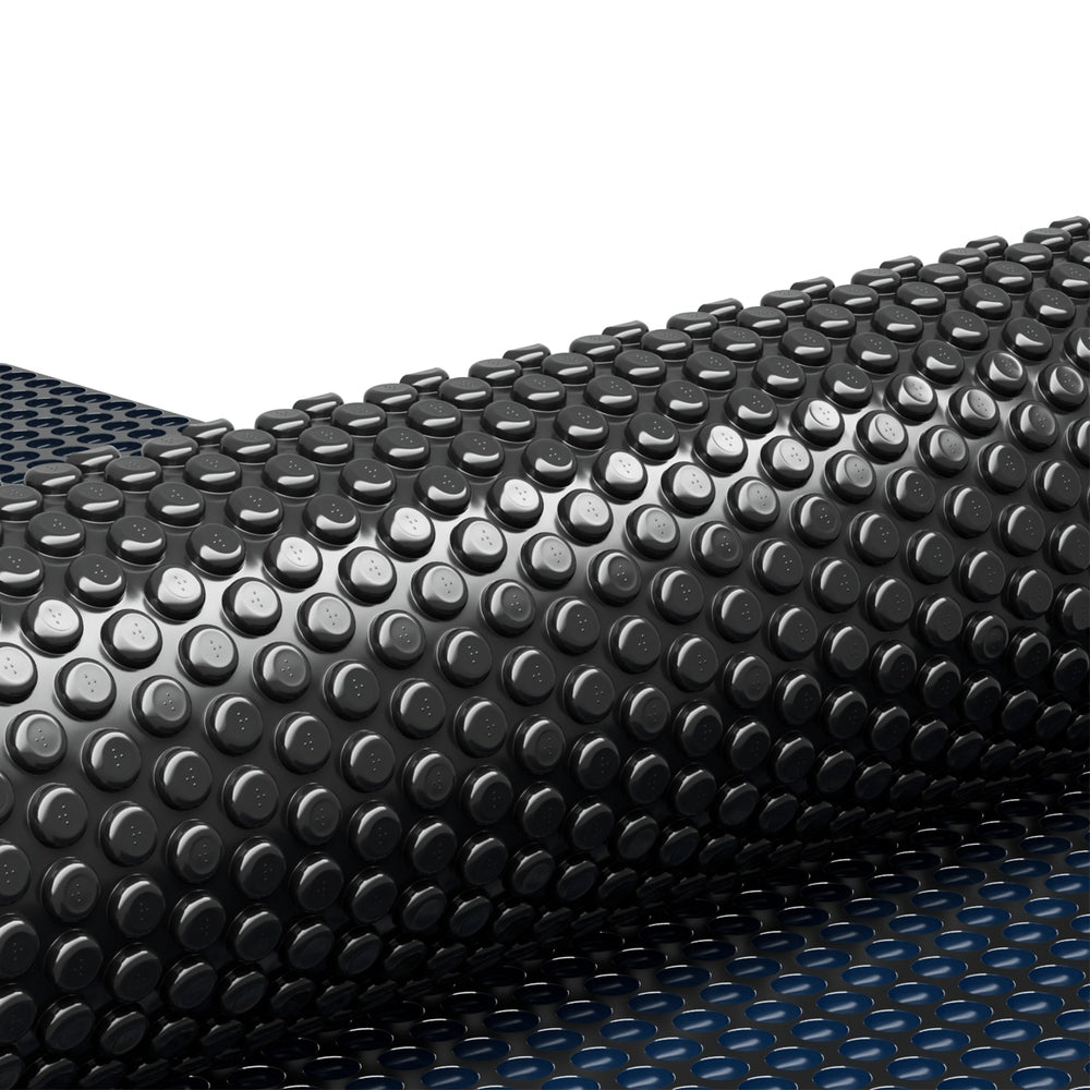 Pool Covers & Accessories: Aqua Buddy Pool Cover 600 Micron 11x4.8m Swimming Pool Solar Blanket Blue Black