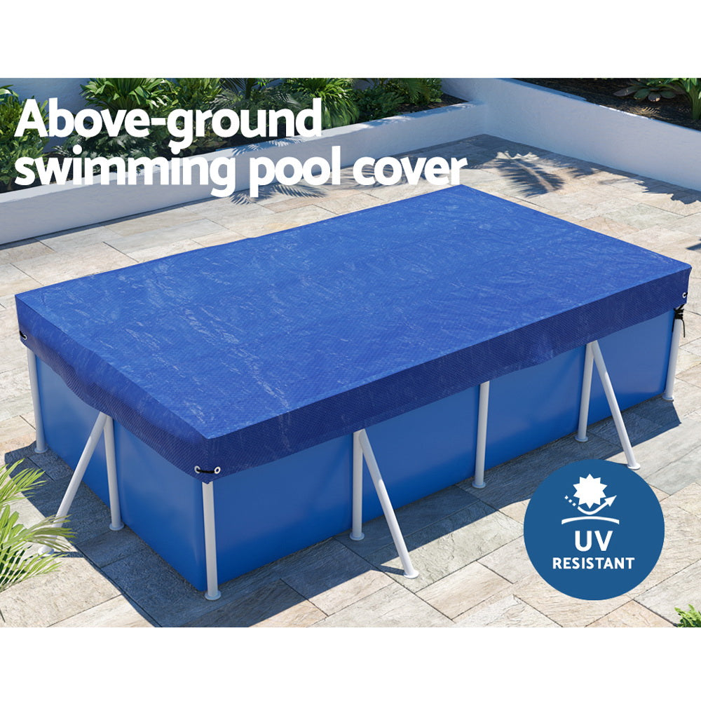 Pool Covers & Accessories: Aquabuddy Pool Cover 3x2m Above-ground Swimming Pool Blanket Blue