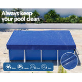 Pool Covers & Accessories: Aquabuddy Pool Cover 3x2m Above-ground Swimming Pool Blanket Blue