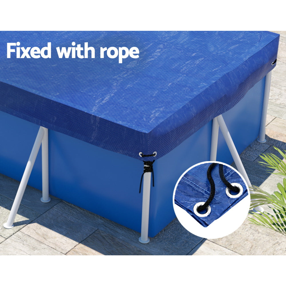 Pool Covers & Accessories: Aquabuddy Pool Cover 3x2m Above-ground Swimming Pool Blanket Blue