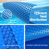 Aqua Buddy Pool Cover 600 Micron 6.5x3m w/ Roller 4m Swimming Pools Solar Blanket