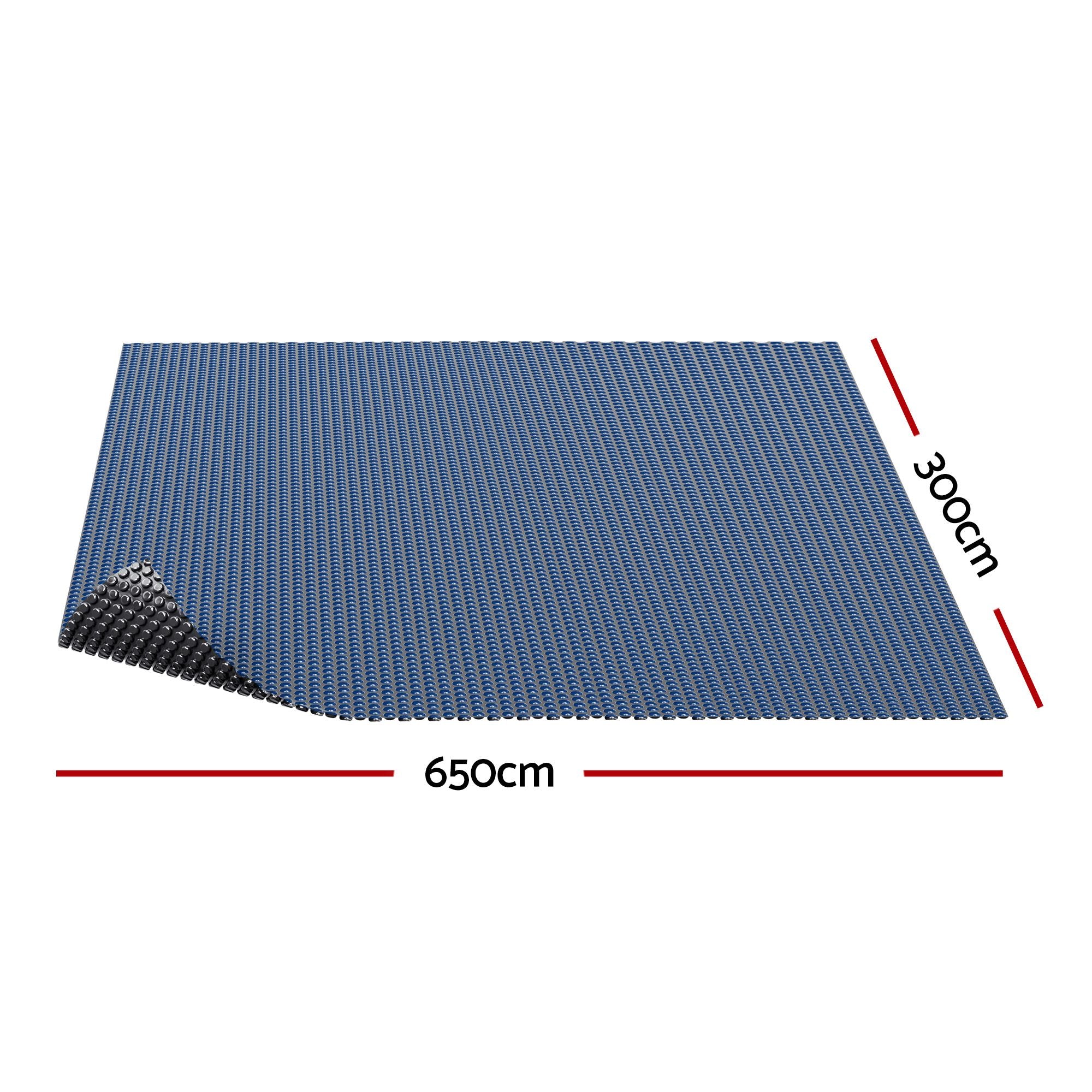 Aqua Buddy Pool Cover 500 Micron 6.5x3m Swimming Pool Solar Blanket Blue Black