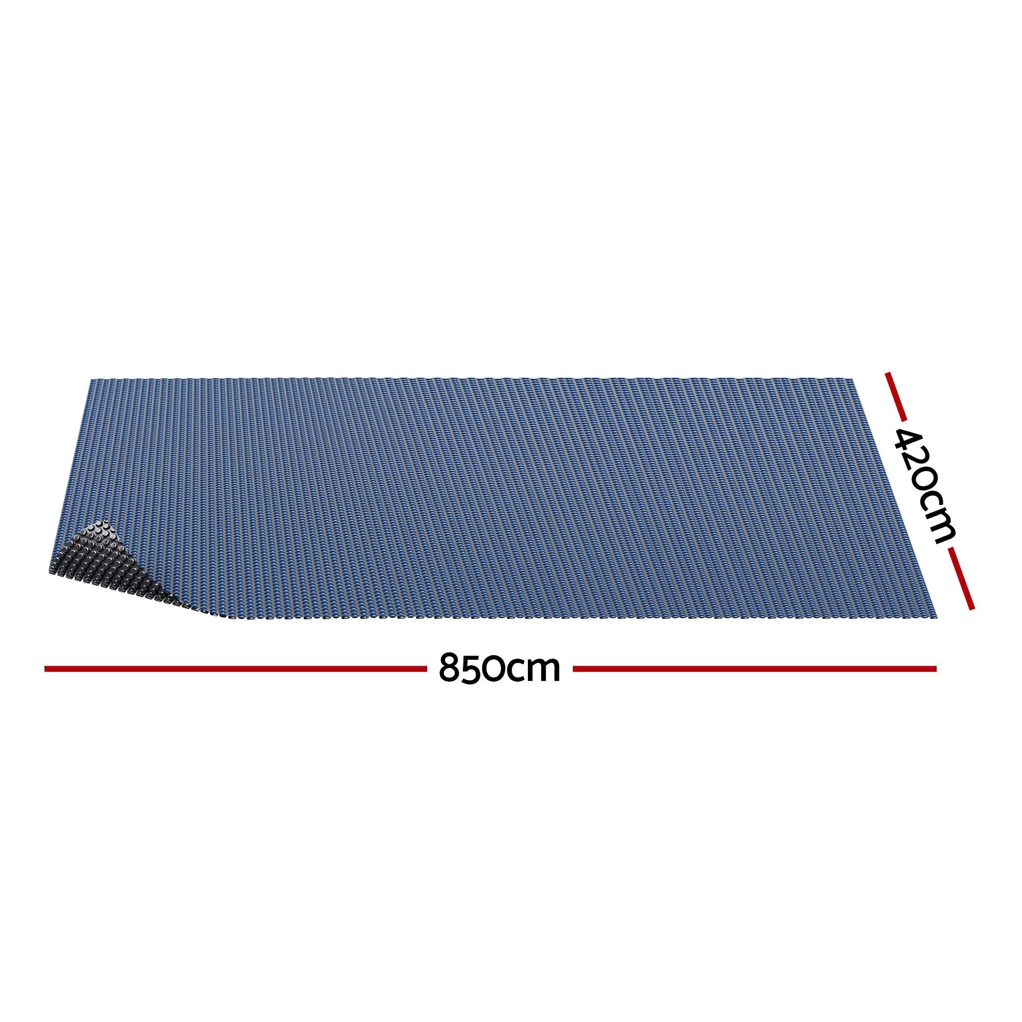Aqua Buddy Pool Cover 500 Micron 8.5x4.2m Swimming Pool Solar Blanket Blue Black