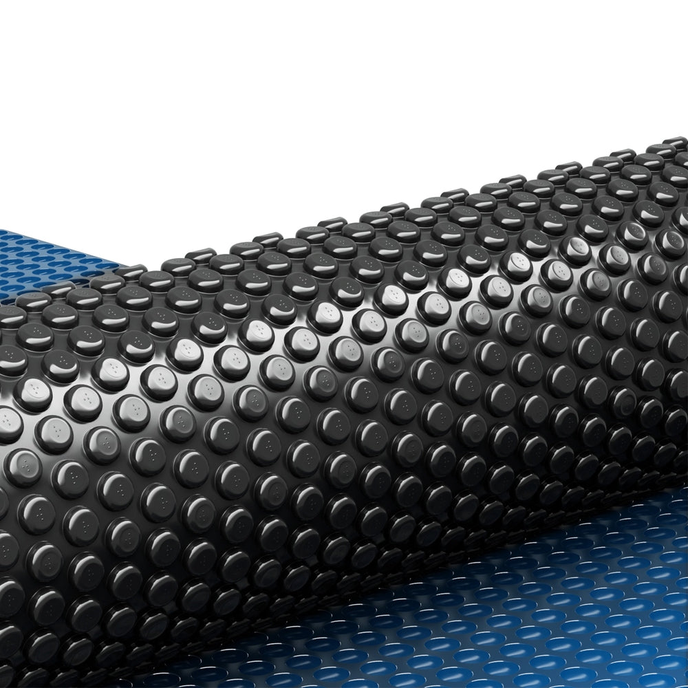 Pool Covers & Accessories: Aqua Buddy Pool Cover 600 Micron 9.5x5m Swimming Pool Solar Blanket Blue Black