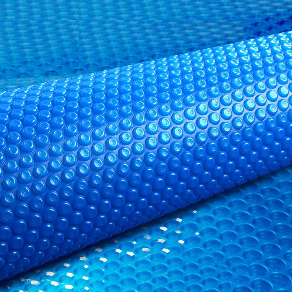 Pool Covers & Accessories: Aquabuddy Pool Cover 500 Micron 9.5x5m Swimming Pool Solar Blanket Blue