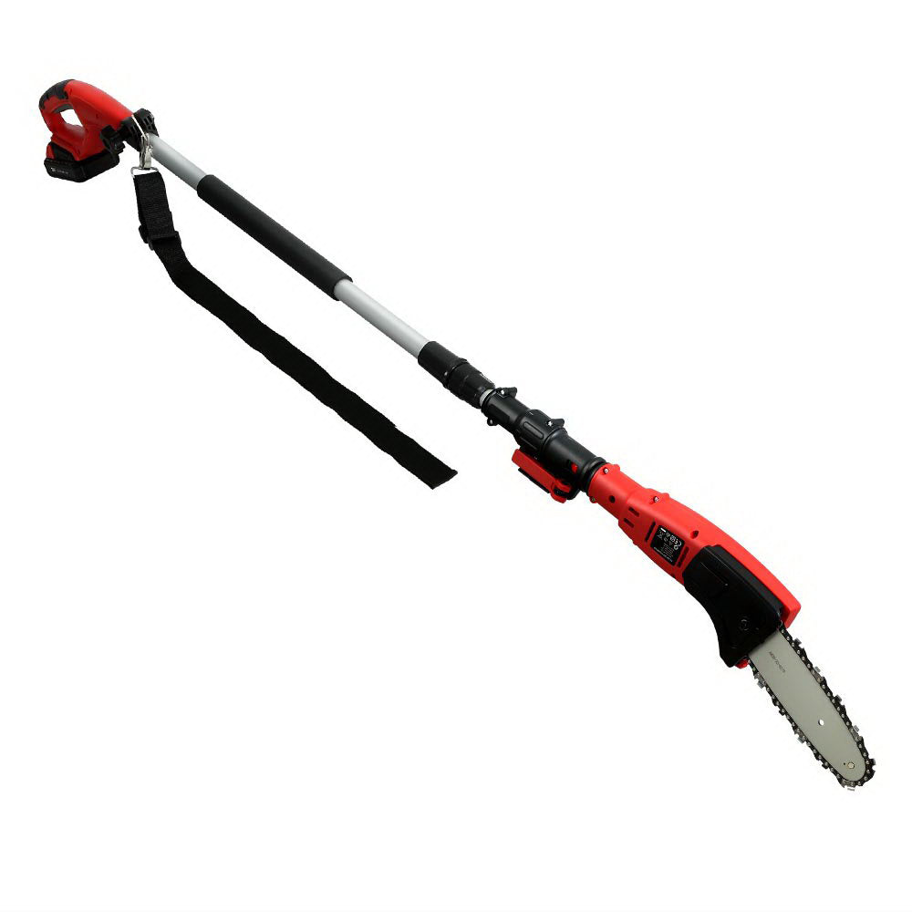 Chainsaws: Giantz Chainsaw Cordless Pole Chain Saw 20V 8inch Pruner Battery 2.7m Long Reach