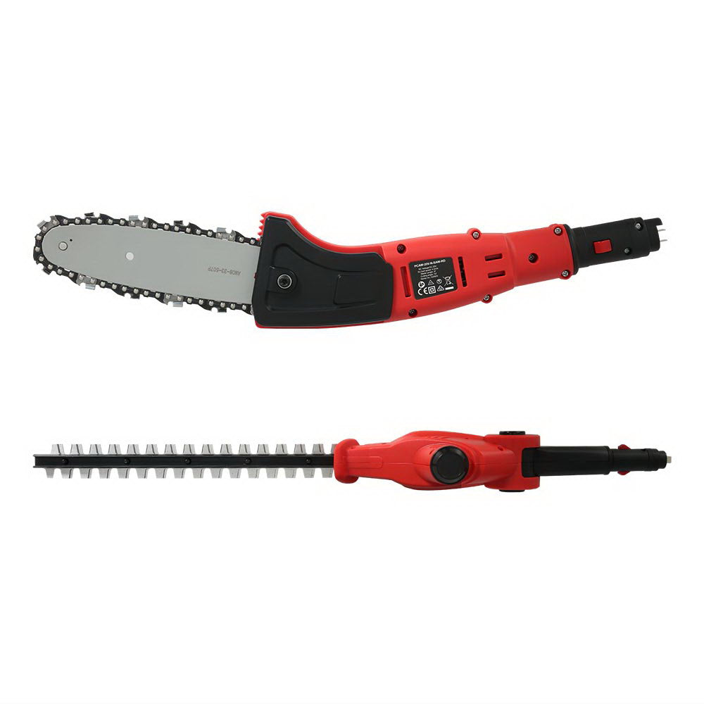 Chainsaws: Giantz Chainsaw Trimmer Cordless Pole Chain Saw 20V 8inch Battery 2.7m Reach