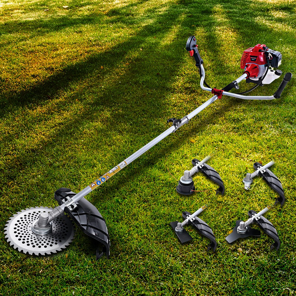 Chainsaws: Giantz Pole Chainsaw Petrol Hedge Trimmer Tree Pruner 5 In 1