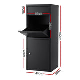 Postage Satchels & Boxes: Gardeon Parcel Letterbox Drop Box Package Mailbox Black