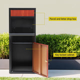 Storage Cabinets & Lockers: Gardeon Parcel Letterbox Drop Box Package Black