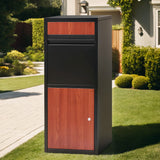 Storage Cabinets & Lockers: Gardeon Parcel Letterbox Drop Box Package Black