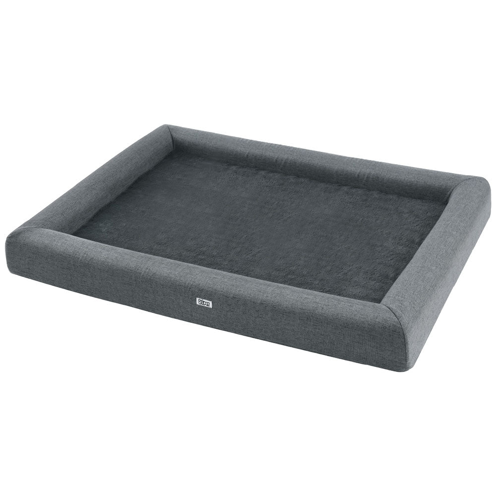 Dog Beds: i.Pet Pet Bed Dog Cat Extra Large Calming Soft Sofa Cushion Egg Crate Washable Grey