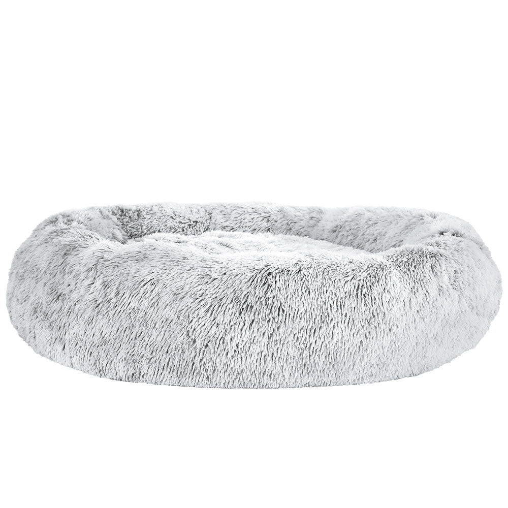Dog Beds: i.Pet Pet Bed Dog Cat 110cm Calming Extra Large Soft Plush Light Charcoal