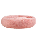Dog Beds: i.Pet Pet Bed Dog Cat 110cm Calming Extra Large Soft Plush Pink