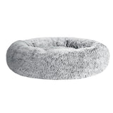 Dog Beds: i.Pet Pet Bed Dog Cat 90cm Large Calming Soft Plush Light Charcoal