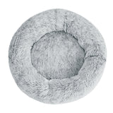 Dog Beds: i.Pet Pet Bed Dog Cat 90cm Large Calming Soft Plush Light Charcoal