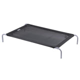 Dog Beds: i.Pet Pet Dog Bed Elevated Trampoline Durable Raised Heavy Duty Large Dogs 90x137cm Black