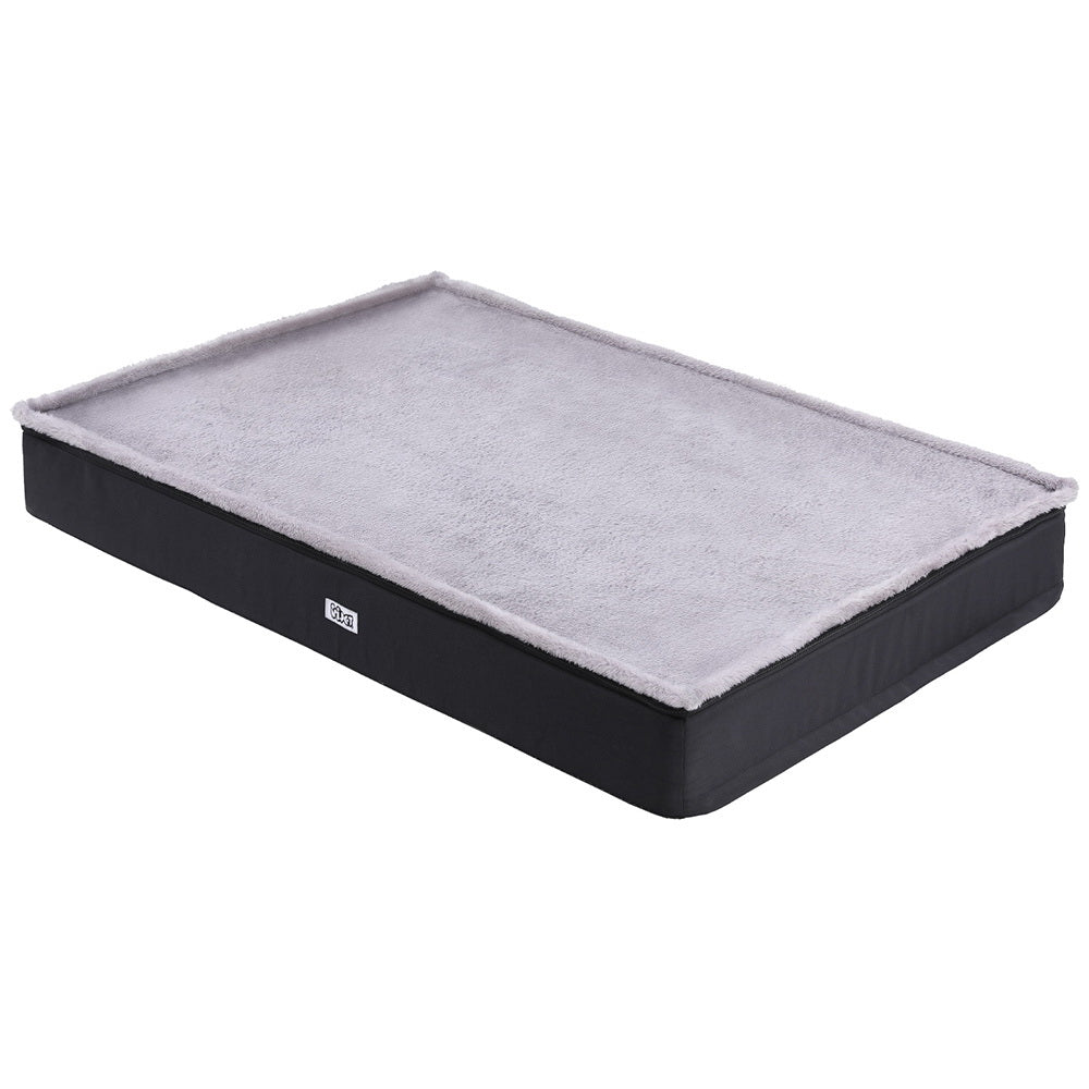 Dog Beds: i.Pet Pet Bed Dog Cat Large Calming Soft Sofa Foam Cushion Washable Cover Grey