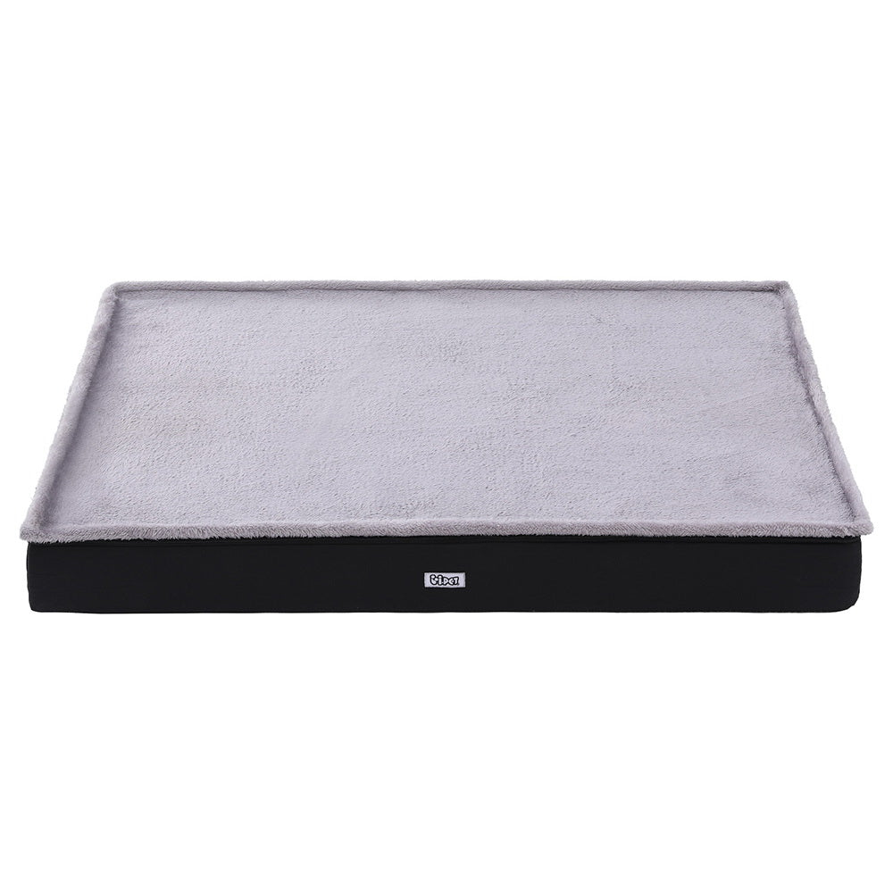 Dog Beds: i.Pet Pet Bed Dog Cat Large Calming Soft Sofa Foam Cushion Washable Cover Grey