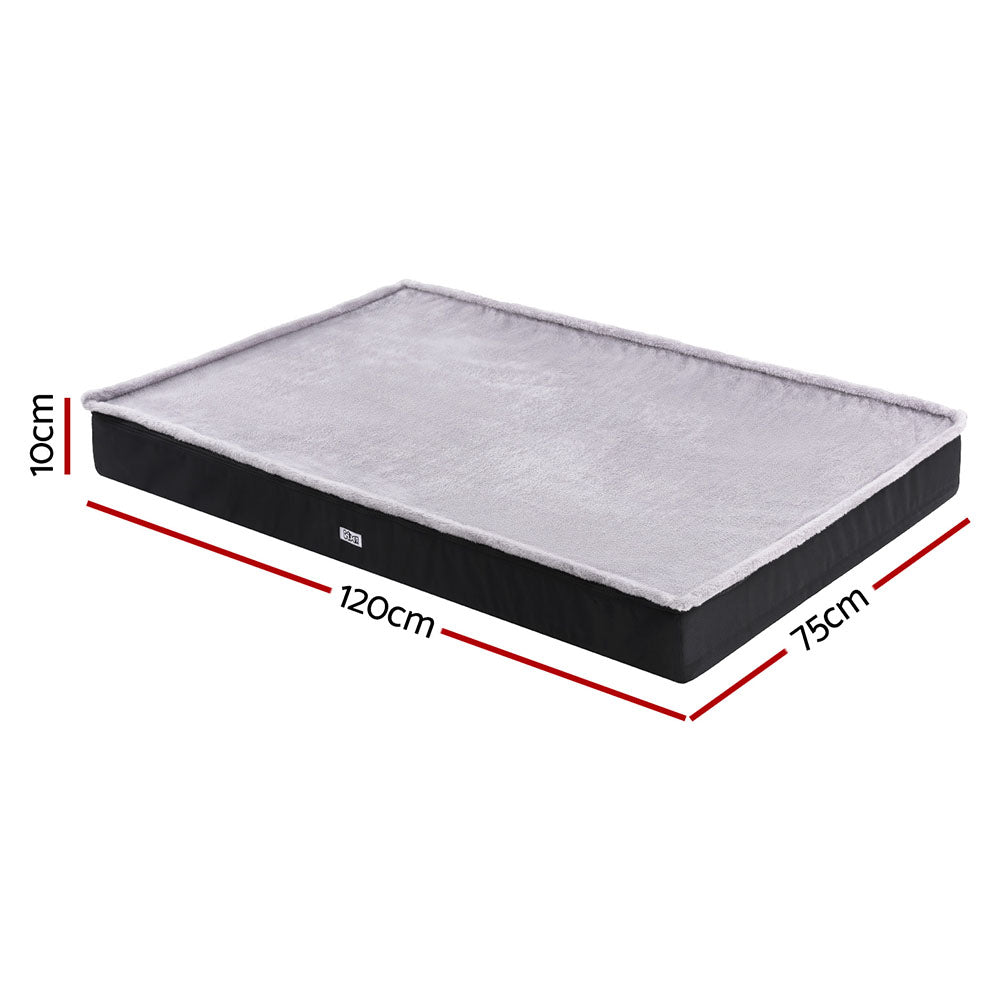 Dog Beds: i.Pet Pet Bed Dog Cat Extra Large Calming Soft Sofa Foam Cushion Washable Cover Grey