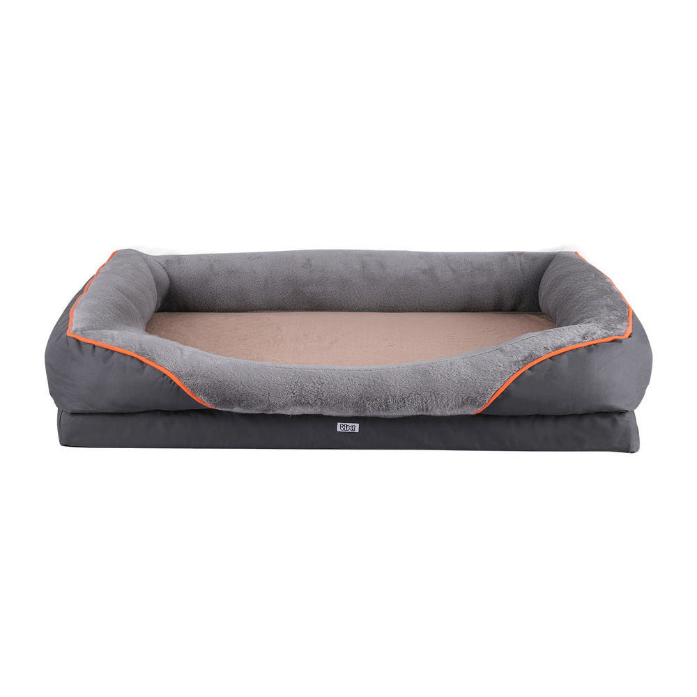 Dog Beds: i.Pet Pet Bed Orthopedic Washable Dog Bed Plush Fleece Sofa Cushion Mat