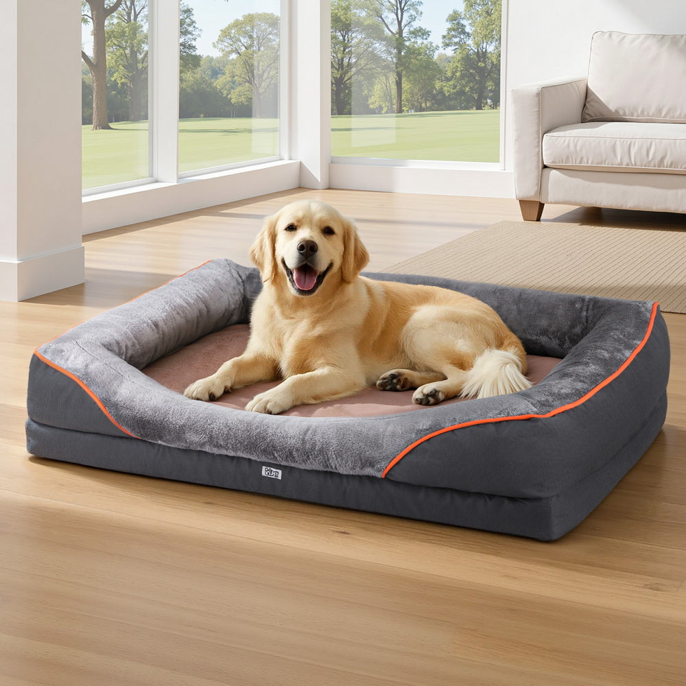 Dog Beds: i.Pet Pet Bed Orthopedic Washable Dog Bed Plush Fleece Sofa Cushion Mat