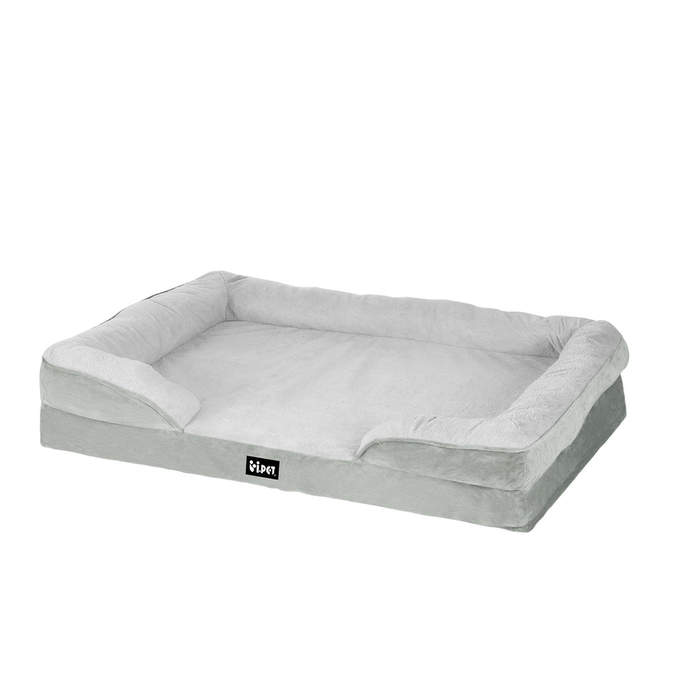 Dog Beds: i.Pet Pet Bed Dog Calming Soft Cushion Egg Crate Large Sofa Washable Removable