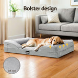 Dog Beds: i.Pet Pet Bed Dog Calming Soft Cushion Egg Crate Large Sofa Washable Removable