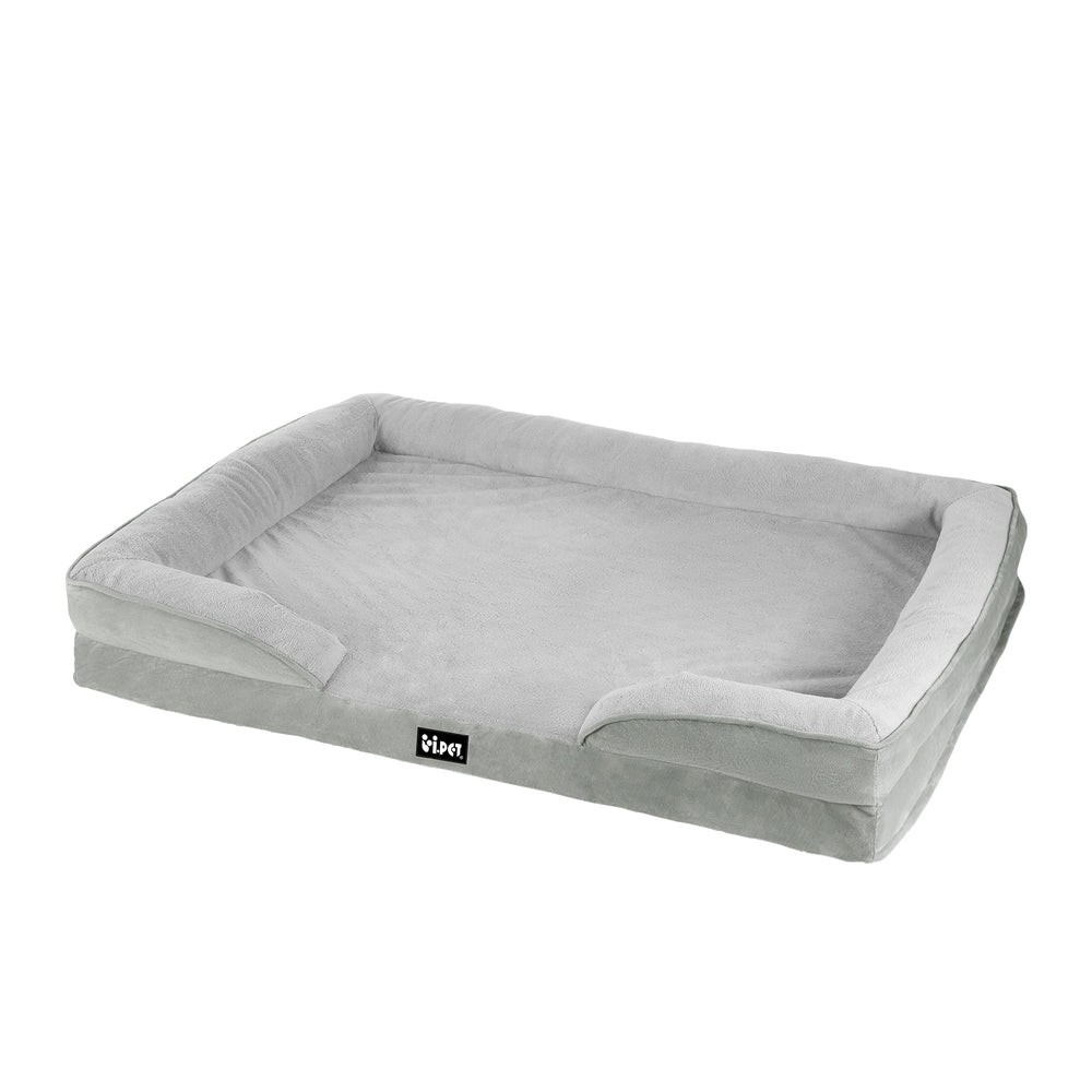 Dog Beds: i.Pet Pet Bed Dog Calming Soft Cushion Egg Crate Large Sofa Removable Washable