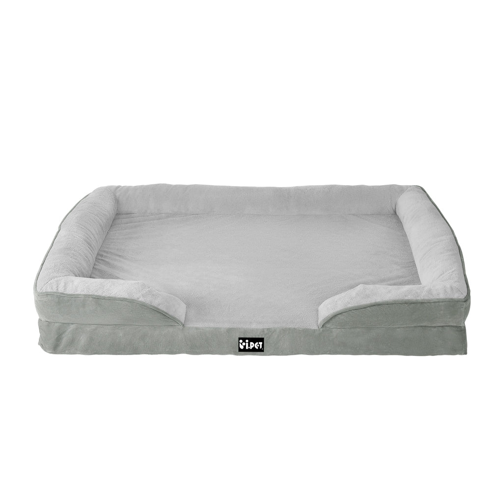 Dog Beds: i.Pet Pet Bed Dog Calming Soft Cushion Egg Crate Large Sofa Removable Washable