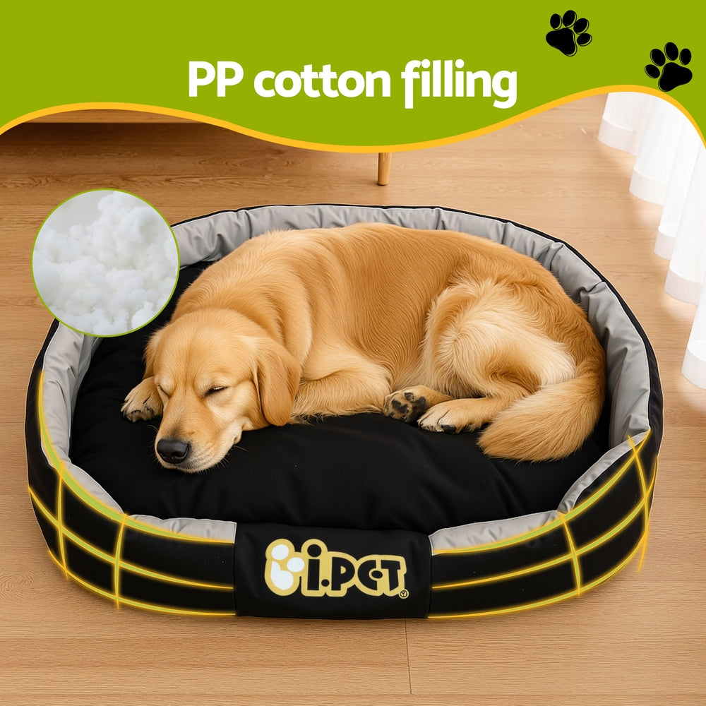 Dog Beds: i.Pet Dog Bed XXL Large Jumbo Pet Calming Soft Sofa Cushion Mat Washable 130x90x26cm