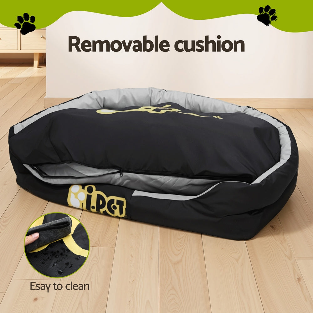Dog Beds: i.Pet Dog Bed XXL Large Jumbo Pet Calming Soft Sofa Cushion Mat Washable 130x90x26cm