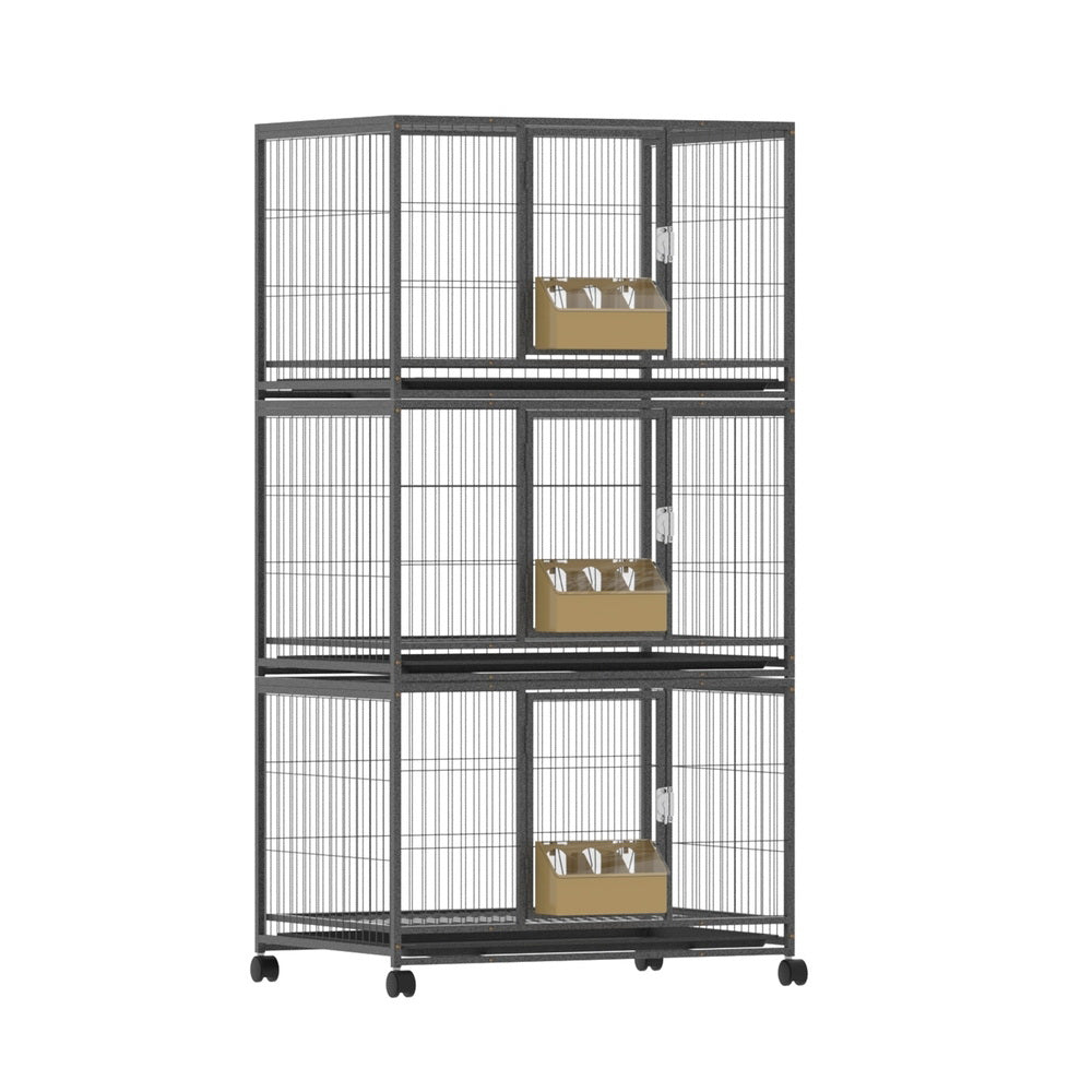Bird Cages & Stands: i.Pet Bird Cage Large Bird Cages Aviary Budgie Perch Cage Parrot Pet Stand Wheels