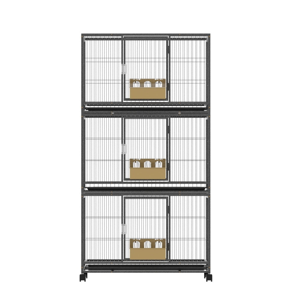 Bird Cages & Stands: i.Pet Bird Cage Large Bird Cages Aviary Budgie Perch Cage Parrot Pet Stand Wheels