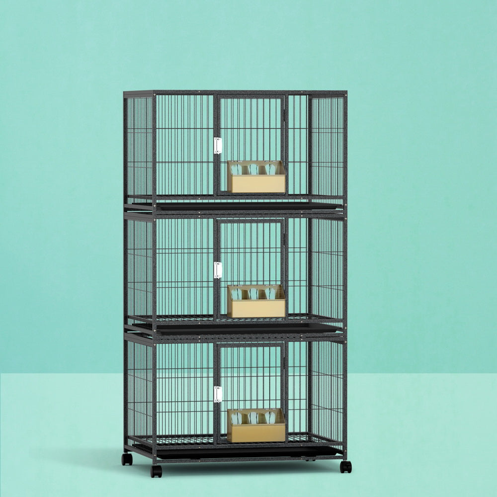 Bird Cages & Stands: i.Pet Bird Cage Large Bird Cages Aviary Budgie Perch Cage Parrot Pet Stand Wheels