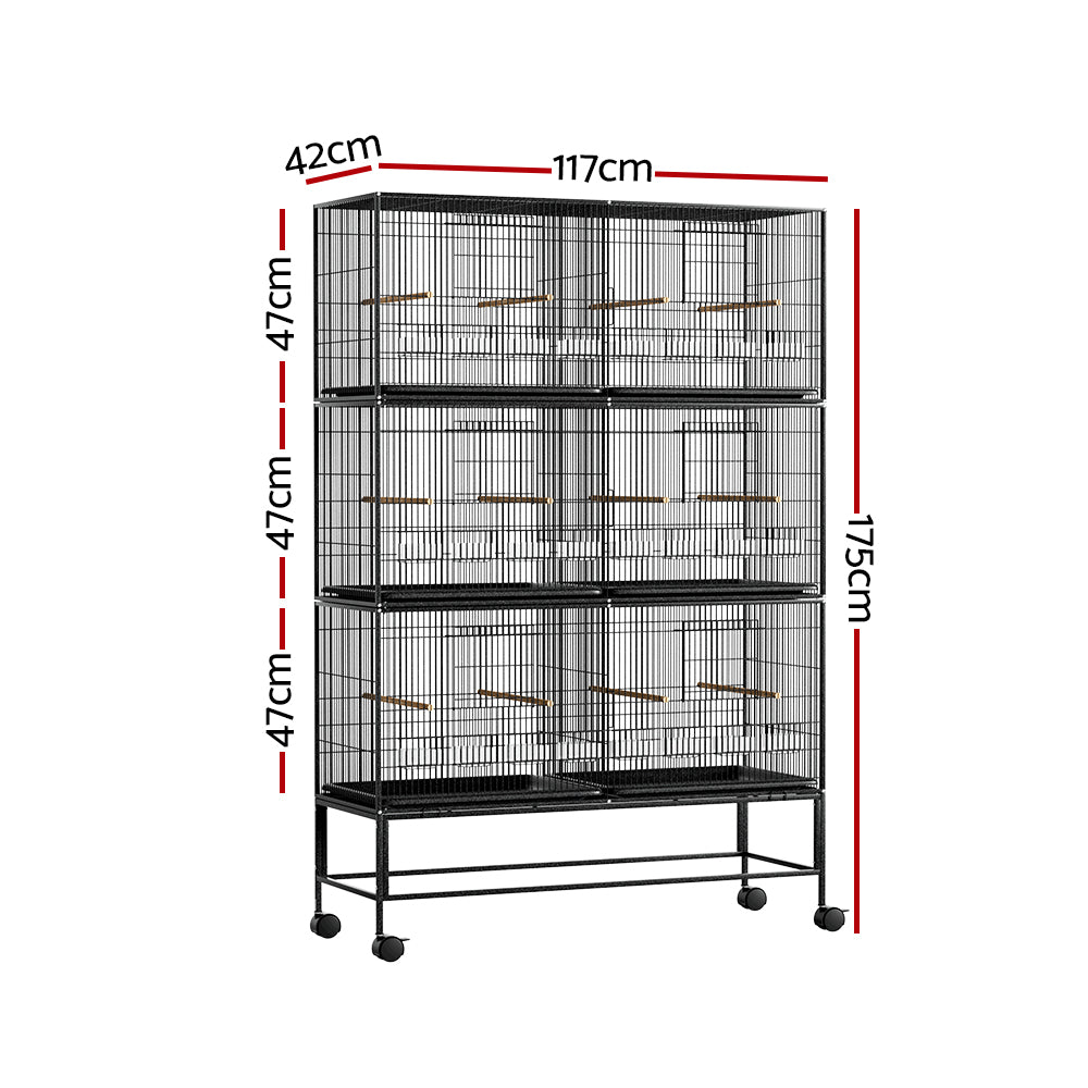 Bird Cages & Stands: i.Pet Bird Cage 175cm Large Aviary