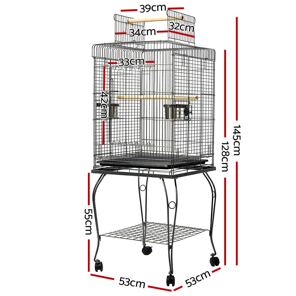 Bird Cages & Stands: i.Pet Bird Cage 145cm Large Aviary