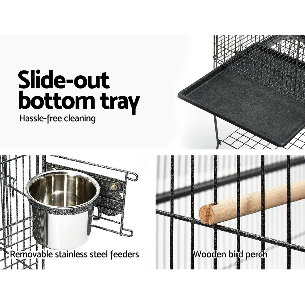 Bird Cages & Stands: i.Pet Bird Cage 145cm Large Aviary