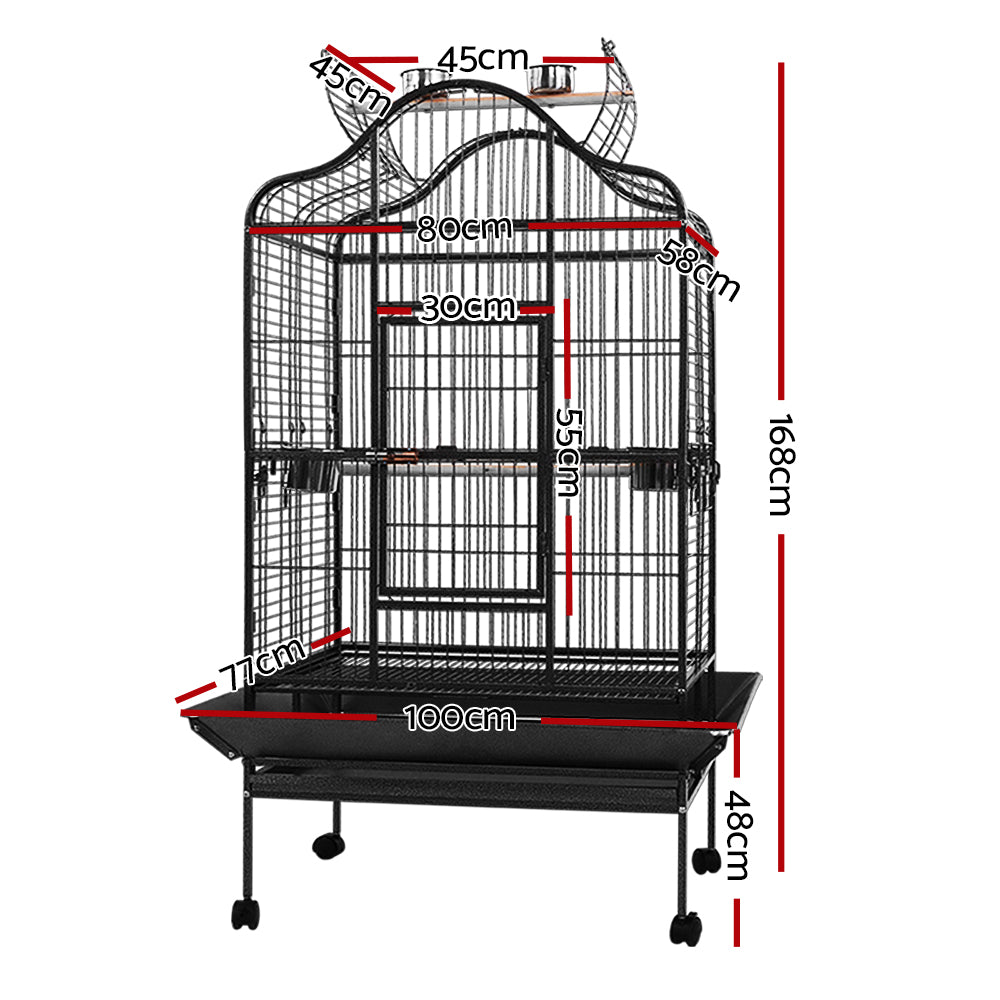 Bird Cages & Stands: i.Pet Bird Cage 168cm Large Aviary