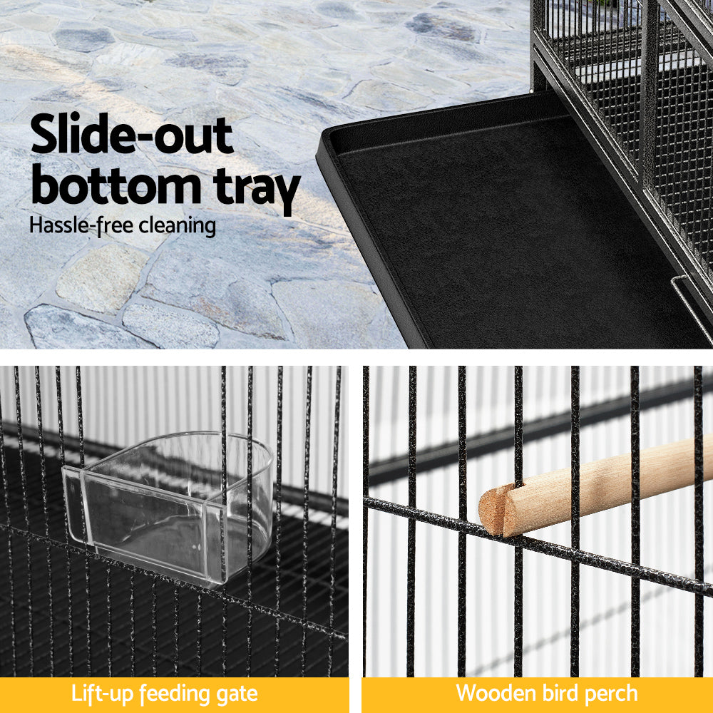 Bird Cages & Stands: i.Pet Bird Cage 138cm Large Aviary
