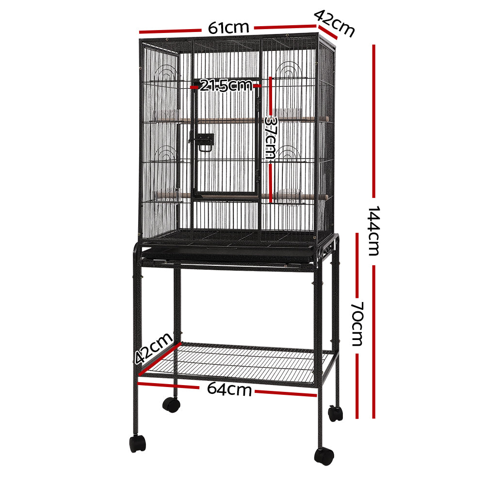 Bird Cages & Stands: i.Pet Bird Cage 144cm Large Aviary