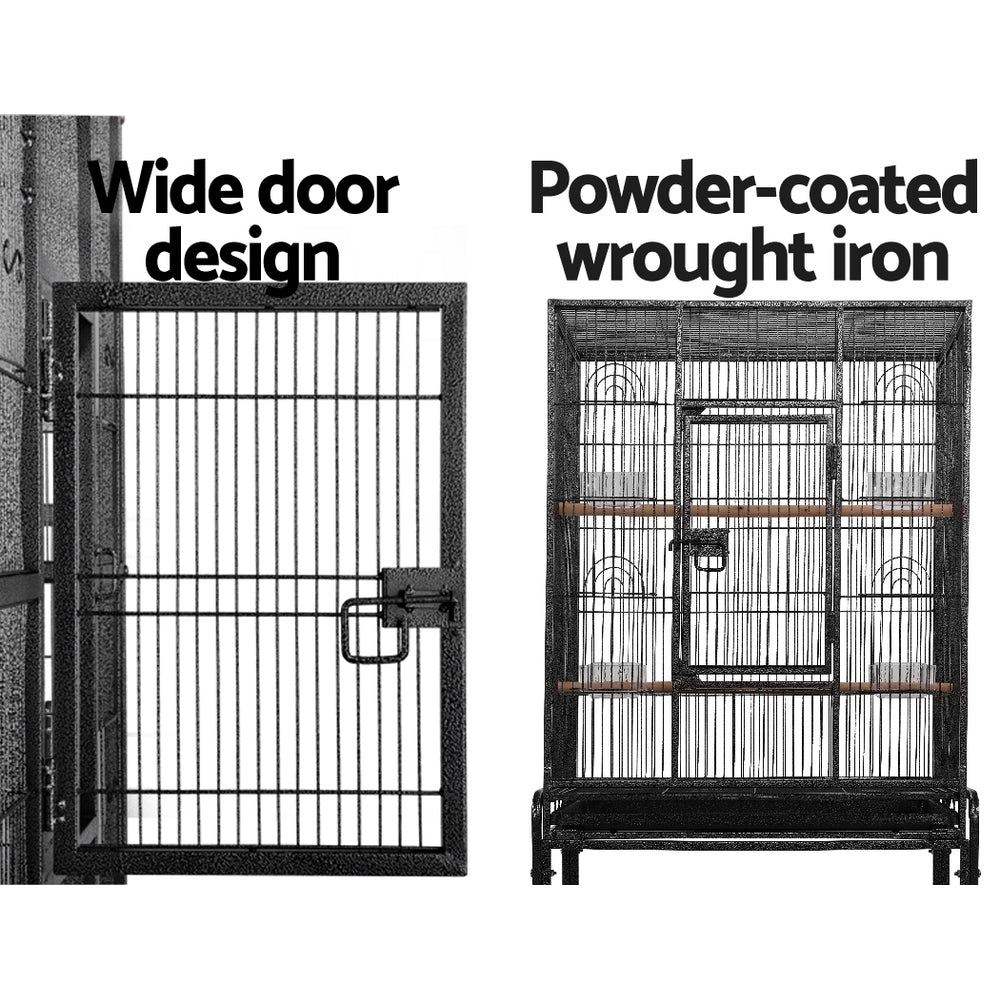 Bird Cages & Stands: i.Pet Bird Cage 144cm Large Aviary