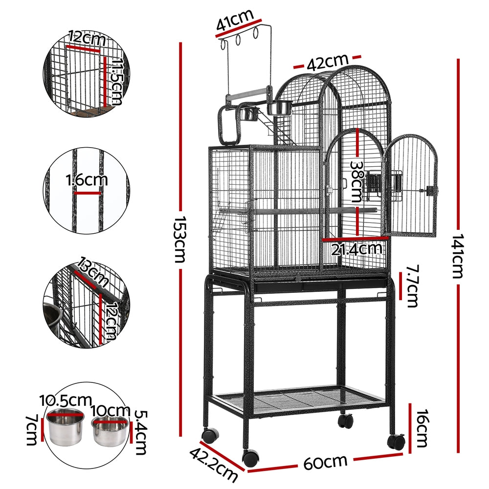 Bird Cages & Stands: i.Pet Bird Cage 153cm Large Aviary