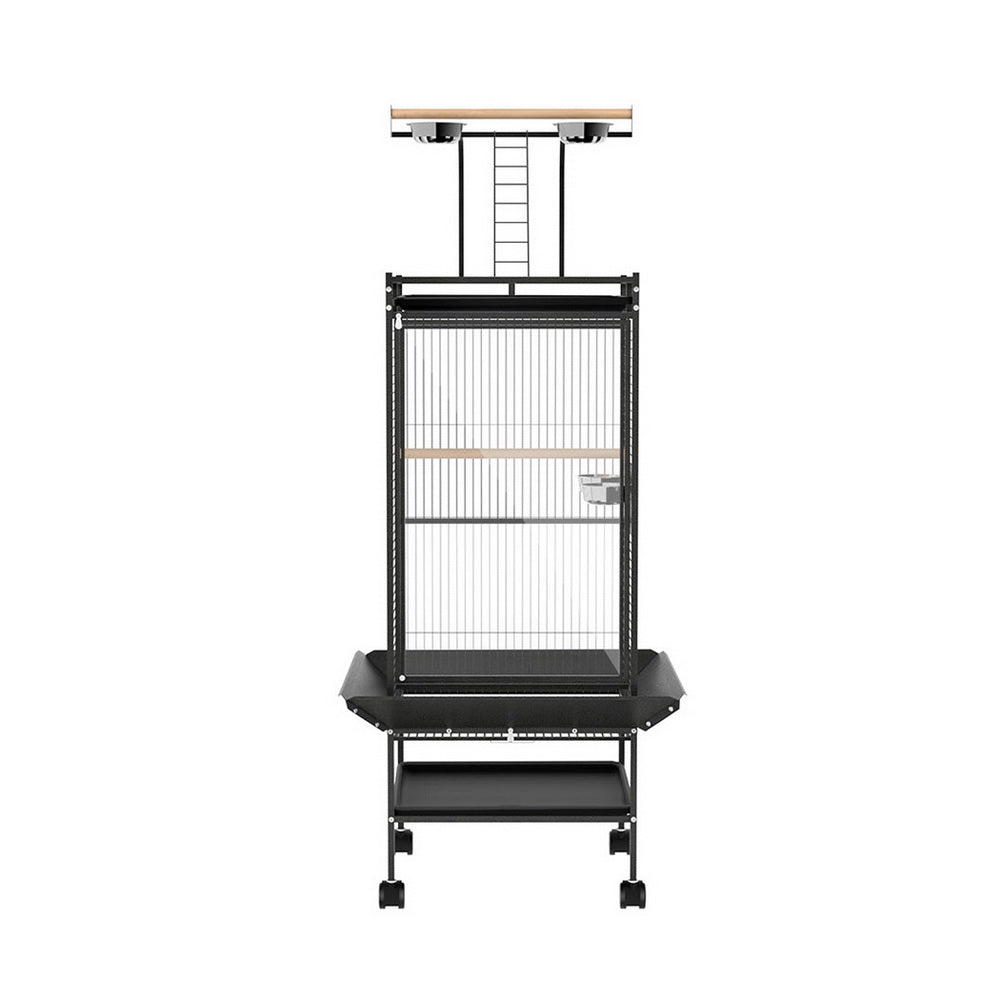 Bird Cages & Stands: i.Pet Bird Cage Large Cages 155cm Parrot Aviary Stand-Alone Budgie Wheels Castor