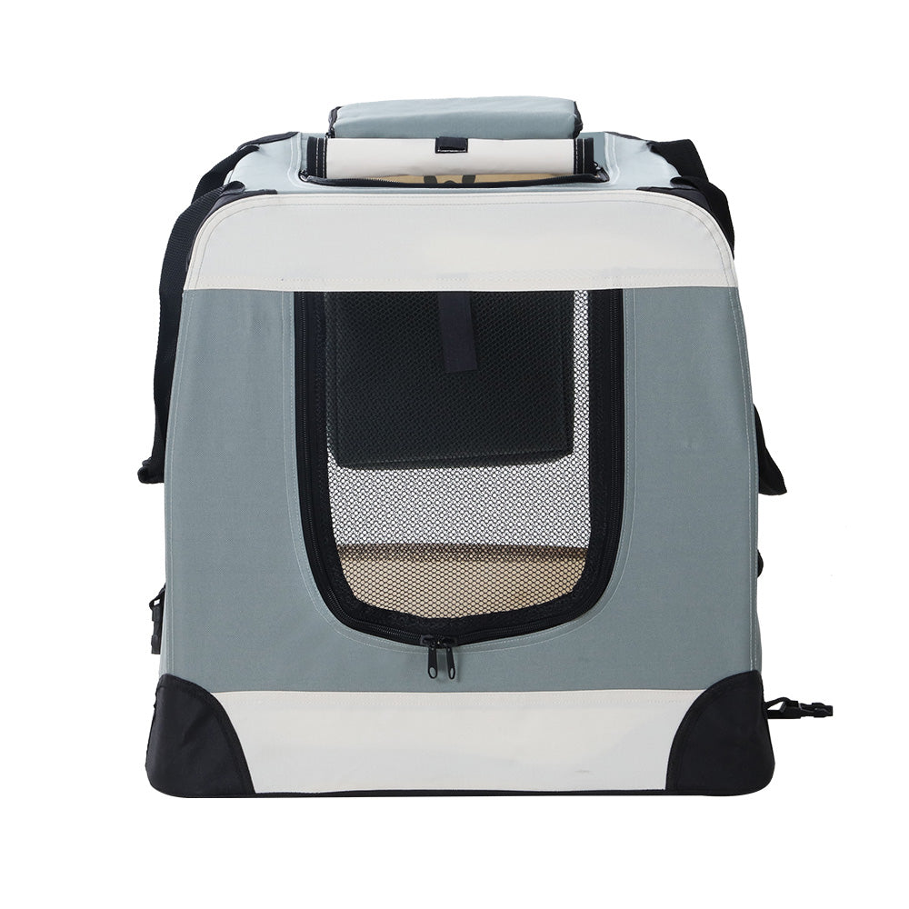 Cat Carriers & Crates: i.Pet Pet Carrier Soft Crate Dog Cat Travel 90x61CM Portable Foldable Car 2XL