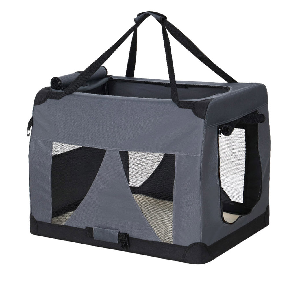 Cat Carriers & Crates: i.Pet Pet Carrier Soft Crate Dog Cat Travel 121x80CM Portable Foldable Car 4XL