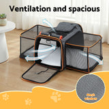 Dog Carriers & Crates: i.Pet Pet Carrier Bag Foldable Expandable Dog Cat Travel Cage Portable Car Kennel