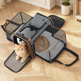 Dog Carriers & Crates: i.Pet Pet Carrier Bag Foldable Expandable Dog Cat Travel Cage Portable Car Kennel