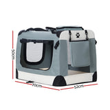 Cat Carriers & Crates: i.Pet Pet Carrier Soft Crate Dog Cat Travel 70x52CM Portable Foldable Car Large